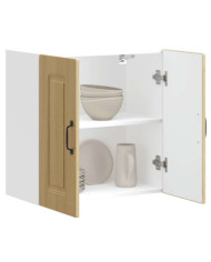 Armoire murale de cuisine Kalmar chêne sonoma bois d'ingénierie | Mobilier & Déco