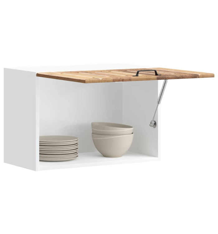 Armoire murale de cuisine Lucca vieux bois bois ingénierie | Mobilier & Déco