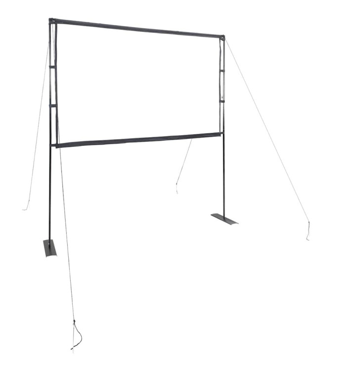Écran de projection avec supports 90 pouces 16:9 | Mobilier & Déco