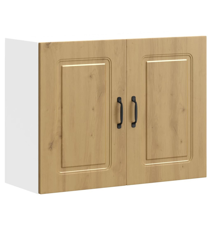 Armoire murale cuisine Kalmar chêne artisanal bois d'ingénierie | Mobilier & Déco