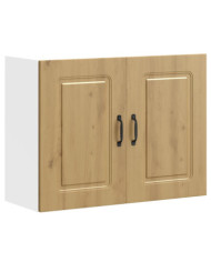 Armoire murale cuisine Kalmar chêne artisanal bois d'ingénierie | Mobilier & Déco