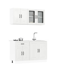 Ensemble d'armoires de cuisine 4 pcs Kalmar bois d'ingénierie | Mobilier & Déco