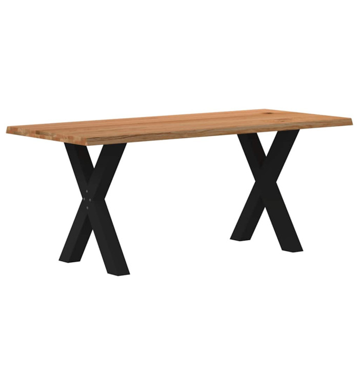 Table à manger et bord naturel bois massif chêne rectangulaire | Mobilier & Déco