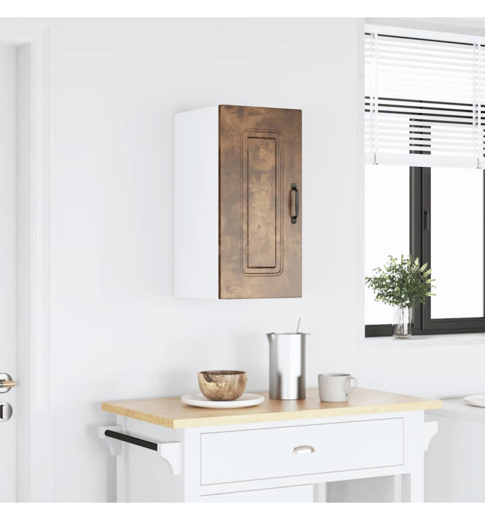 Armoire murale de cuisine Kalmar chêne fumé bois d'ingénierie | Mobilier & Déco