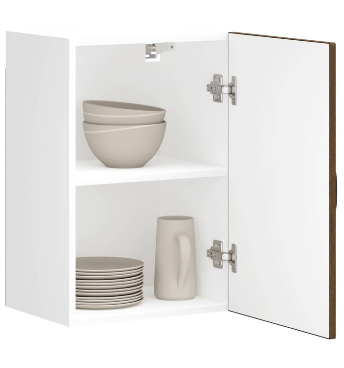 Armoire murale de cuisine Kalmar chêne marron bois d'ingénierie | Mobilier & Déco