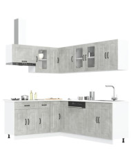 Ensemble d'armoires de cuisine 11 pcs Kalmar bois d'ingénierie | Mobilier & Déco