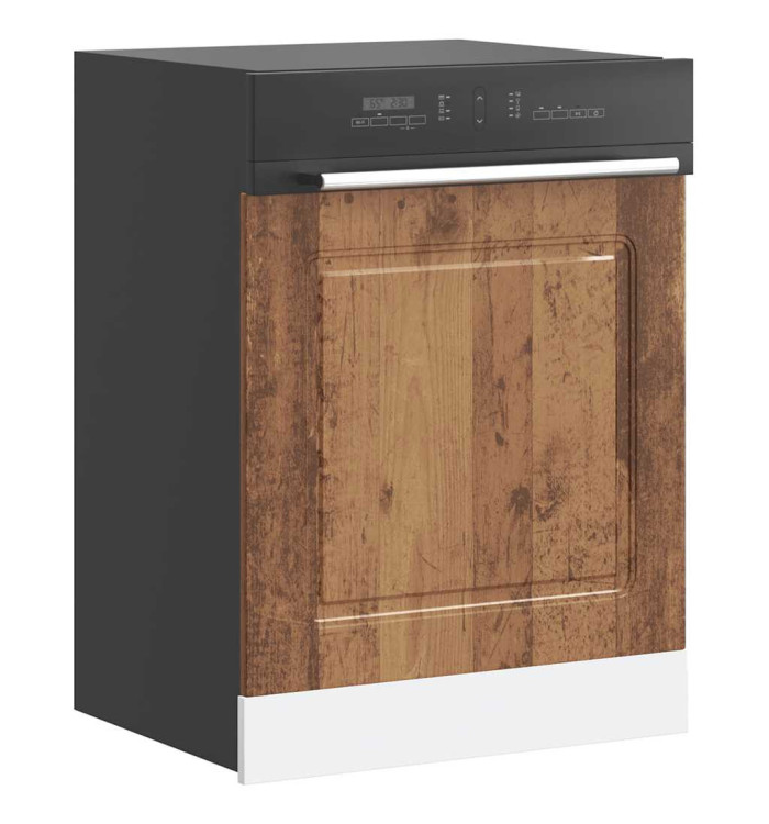 Panneau de lave-vaisselle Kalmar vieux bois 60x1,5x67 cm | Mobilier & Déco