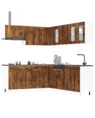Ensemble d'armoires de cuisine 11 pcs Kalmar bois d'ingénierie | Mobilier & Déco