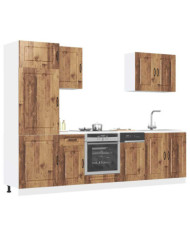 Ensemble d'armoires de cuisine 7 pcs Kalmar bois d'ingénierie | Mobilier & Déco