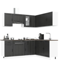Ensemble d'armoires de cuisine 11 pcs Kalmar bois d'ingénierie | Mobilier & Déco