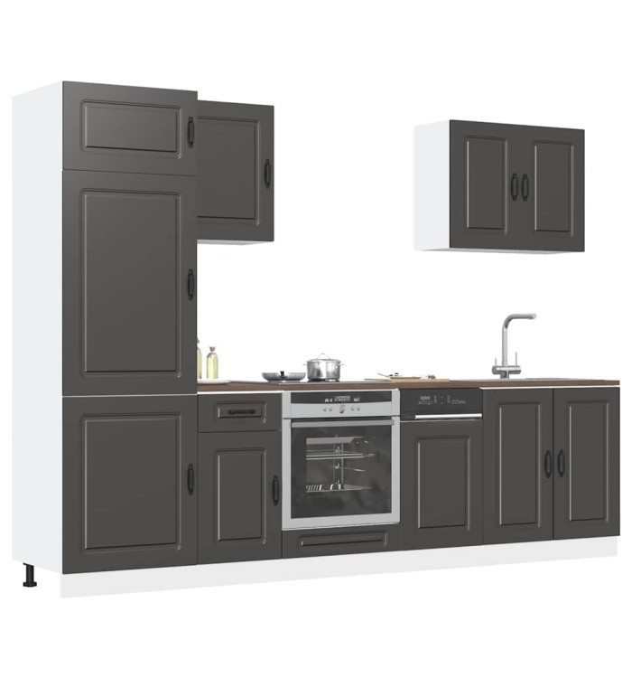 Ensemble d'armoires de cuisine 7 pcs Kalmar bois d'ingénierie | Mobilier & Déco
