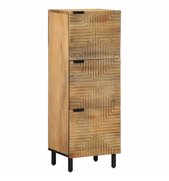 Buffet marron 40x33x110 cm bois de manguier massif | Mobilier & Déco