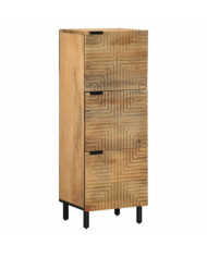 Buffet marron 40x33x110 cm bois de manguier massif | Mobilier & Déco