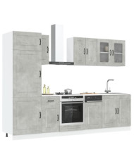 Ensemble d'armoires de cuisine 8 pcs Kalmar bois d'ingénierie | Mobilier & Déco