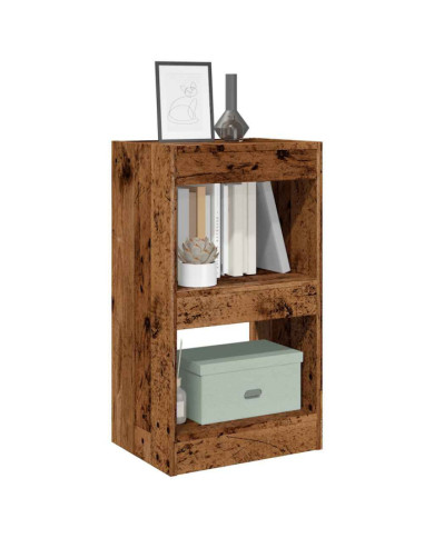 Bibliothèque/Cloison de séparation vieux bois 40x30x72 cm | Mobilier & Déco