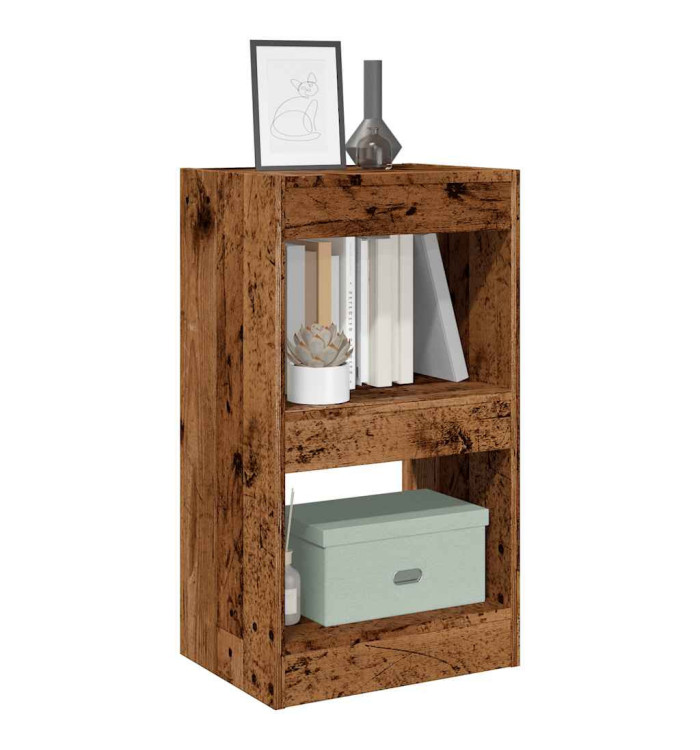 Bibliothèque/Cloison de séparation vieux bois 40x30x72 cm | Mobilier & Déco