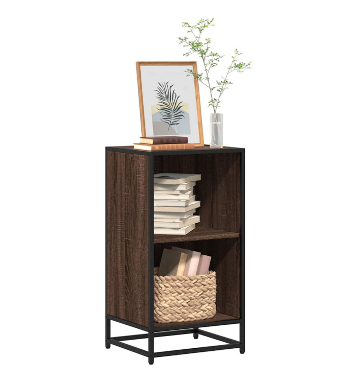 Bibliothèque chêne marron 40x35x76 cm bois d'ingénierie | Mobilier & Déco