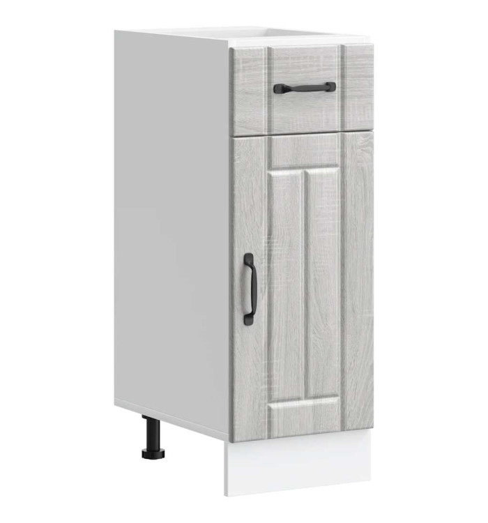 Armoire de cuisine Lucca sonoma gris bois ingénierie | Mobilier & Déco