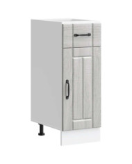 Armoire de cuisine Lucca sonoma gris bois ingénierie | Mobilier & Déco
