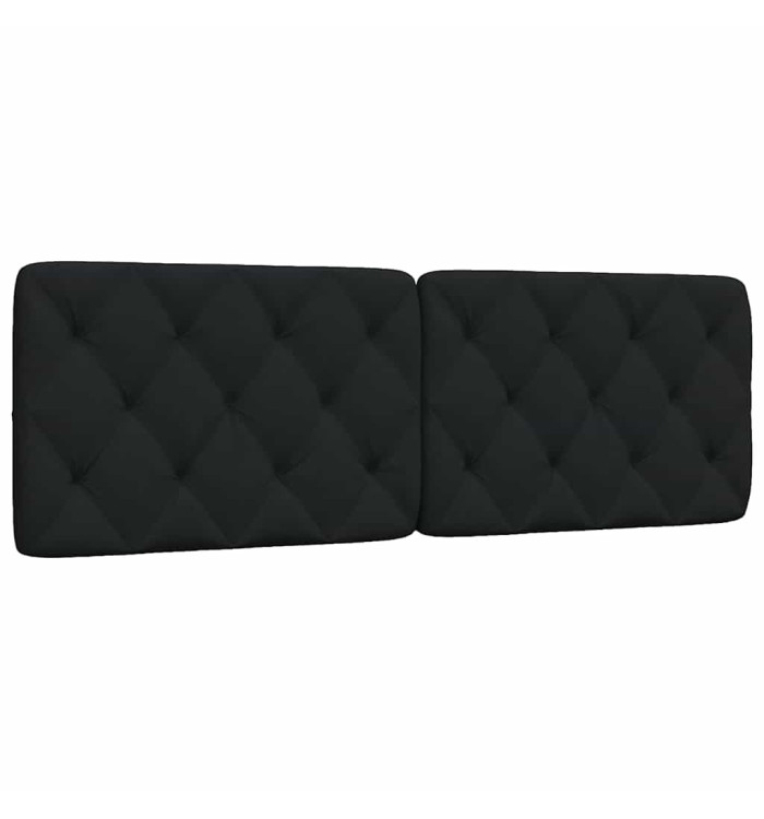 Coussin de tête de lit noir 160 cm tissu | Mobilier & Déco
