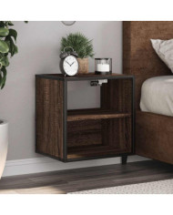 Tables de chevet murales 2 pcs chêne marron 40x31x39,5 cm | Mobilier & Déco