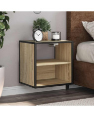 Tables de chevet murales 2 pcs chêne sonoma 40x31x39,5 cm | Mobilier & Déco