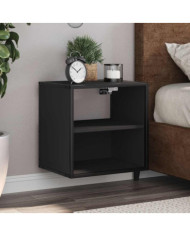 Tables de chevet murales 2 pcs noir 40x31x39,5 cm | Mobilier & Déco