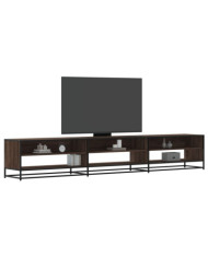 Meuble TV chêne marron 270x40x46 cm bois d'ingénierie | Mobilier & Déco