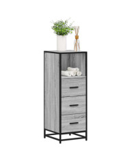 Armoire de salle de bain sonoma gris 35x37,5x100 cm | Mobilier & Déco