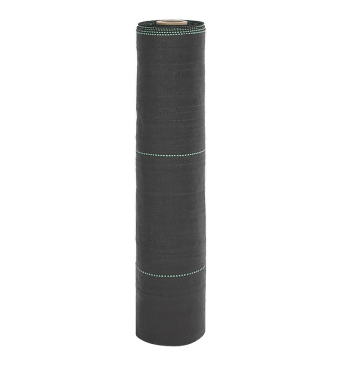 Membrane anti-mauvaises herbes noir 0,5x50 m PP | Mobilier & Déco