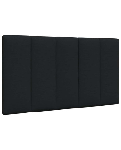 Coussin de tête de lit noir 90 cm tissu | Mobilier & Déco