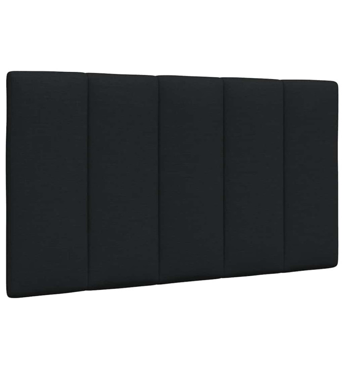 Coussin de tête de lit noir 90 cm tissu | Mobilier & Déco