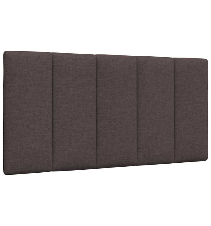 Coussin de tête de lit marron foncé 100 cm tissu | Mobilier & Déco