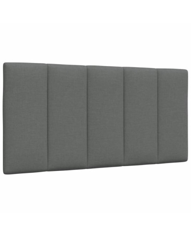 Coussin de tête de lit gris foncé 100 cm tissu | Mobilier & Déco
