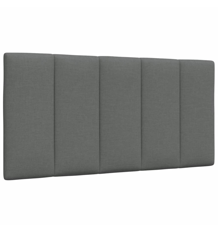 Coussin de tête de lit gris foncé 100 cm tissu | Mobilier & Déco