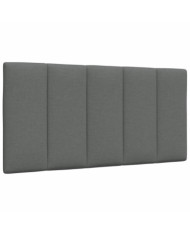 Coussin de tête de lit gris foncé 100 cm tissu | Mobilier & Déco