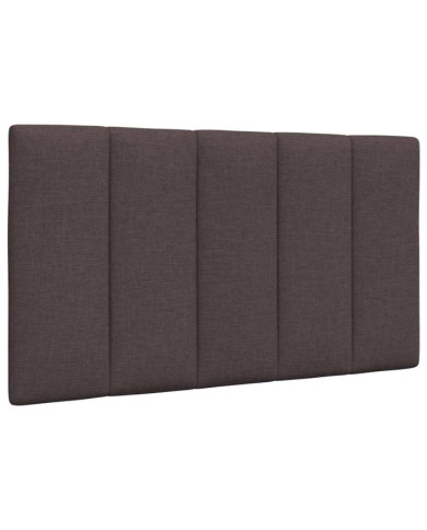 Coussin de tête de lit marron foncé 80 cm tissu | Mobilier & Déco