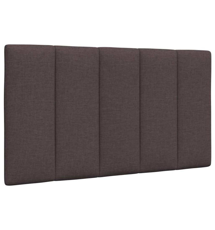 Coussin de tête de lit marron foncé 80 cm tissu | Mobilier & Déco