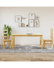 Ensemble à manger Panama 3 pcs bois de pin massif | Mobilier & Déco