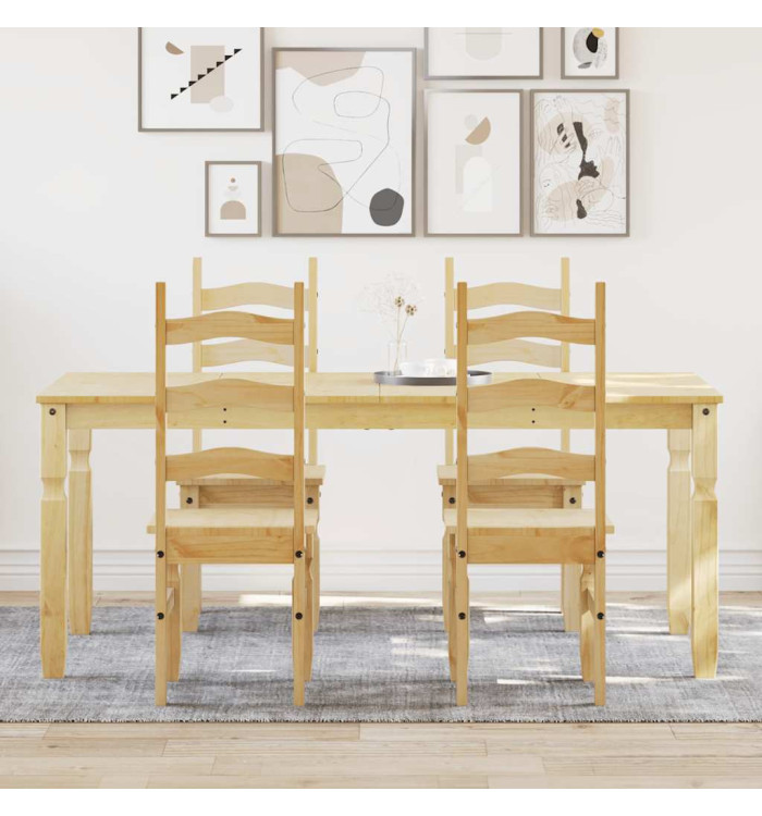 Ensemble à manger Panama 5 pcs bois de pin massif | Mobilier & Déco