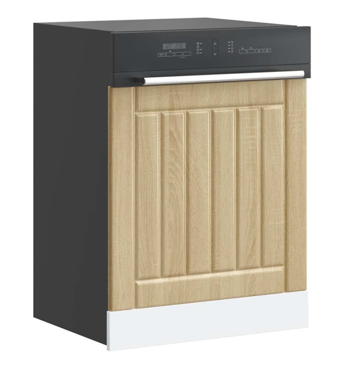Panneau de lave-vaisselle Lucca chêne sonoma bois d'ingénierie | Mobilier & Déco