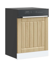 Panneau de lave-vaisselle Lucca chêne sonoma bois d'ingénierie | Mobilier & Déco