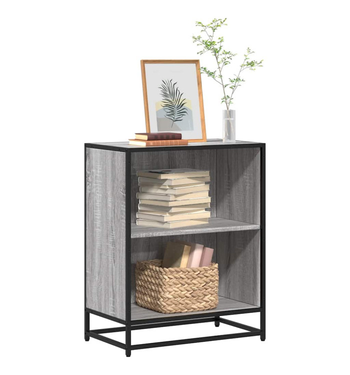 Bibliothèque sonoma gris 60x35x76 cm bois d'ingénierie | Mobilier & Déco