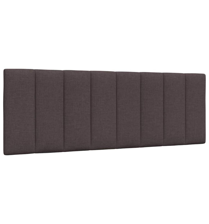 Coussin de tête de lit marron foncé 120 cm tissu | Mobilier & Déco