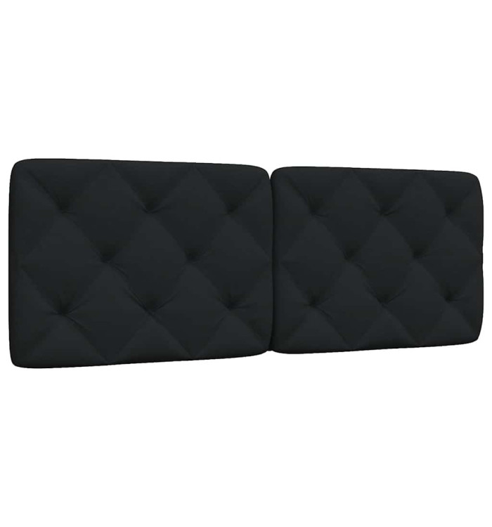 Coussin de tête de lit noir 140 cm tissu | Mobilier & Déco