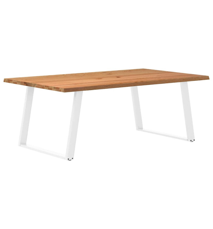 Table à manger et bord naturel bois massif chêne rectangulaire | Mobilier & Déco