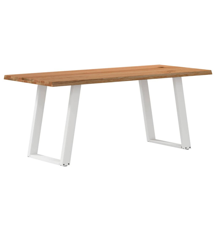 Table à manger et bord naturel bois massif chêne rectangulaire | Mobilier & Déco