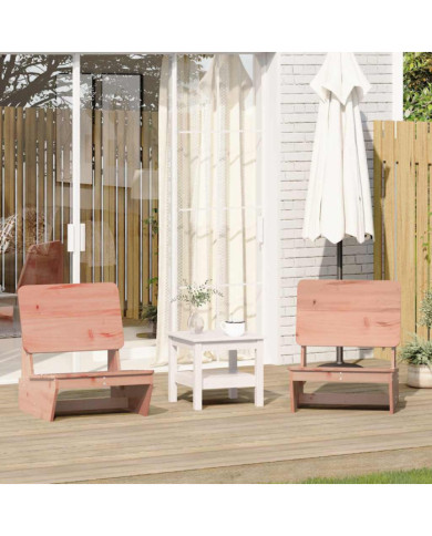 Chaises de jardin lot de 2 60x64x70,5 cm bois massif de douglas | Mobilier & Déco