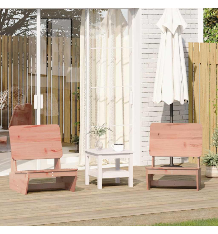 Chaises de jardin lot de 2 60x64x70,5 cm bois massif de douglas | Mobilier & Déco