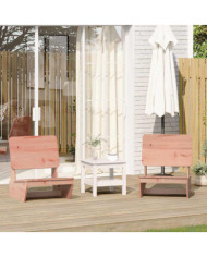 Chaises de jardin lot de 2 60x64x70,5 cm bois massif de douglas | Mobilier & Déco